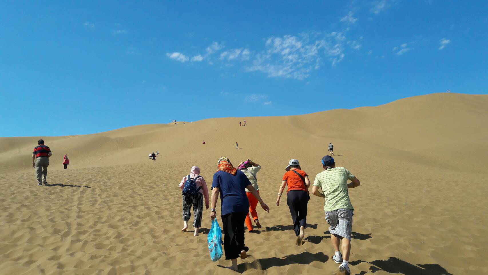 拍攝於新疆沙漠區，濕度僅16%